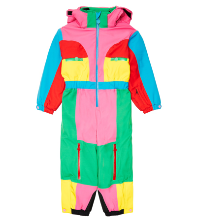 Stella Mccartney Kids' Colorblocked Ski Suit In Multicolor
