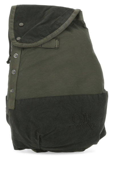 C.p. Company Two-tone Nylon Backpack  Green  Uomo Tu
