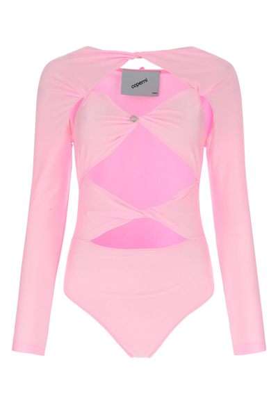 Coperni Fluo Pink Lycra Bodysuit Pink  Donna S
