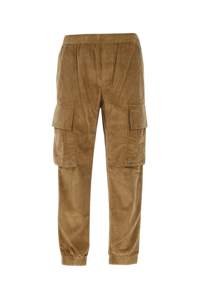 Burberry Javier Cotton Corduroy Cargo Joggers In Beige