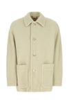 Dries Van Noten Sand Acrylic Blend Coat