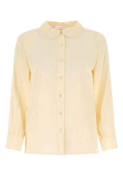 See By Chloé Skin Pink Crepe Shirt Pink See By Chloe Donna 40
