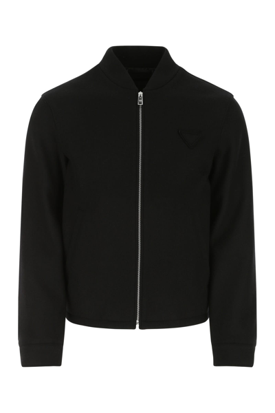 Prada Black Felt Jacket Black  Uomo 52