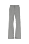 Prada Patterned Poplin Wide-leg Pants