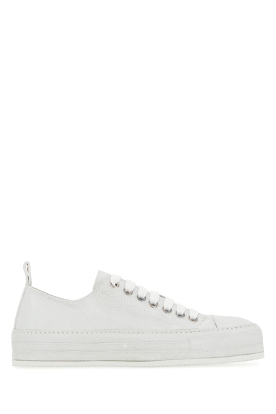 Ann Demeulemeester 30mm Gert Denim Low-top Trainers In White