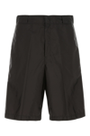 Prada Triangle Patch Logo Shorts