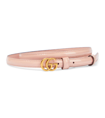 GUCCI GG PATENT LEATHER BELT 