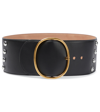 Shop Alaïa Embellished Leather Belt In Noir/or