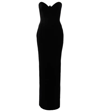 ALEXANDRE VAUTHIER CRYSTAL-EMBELLISHED STRAPLESS GOWN