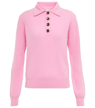 Jardin Des Orangers Ribbed-knit Cashmere Sweater In Pink