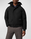 Canada Goose Chilliwack Padded Down Bomber Jacket In Black