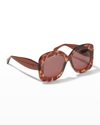 ALAÏA SQUARE ACETATE SUNGLASSES