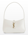 Saint Laurent Le 5 A 7 Mini Calfskin Hobo Bag In Soft Crema