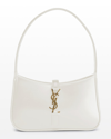 Saint Laurent Le 5 A 7 Mini Ysl Shoulder Bag In Smooth Leather In Soft Crema