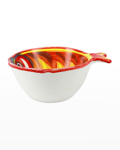 Vietri Pesci Colorati Figural Small Bowl In Multi