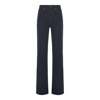 Saint Laurent 90s Logo-patch Jeans In Blue