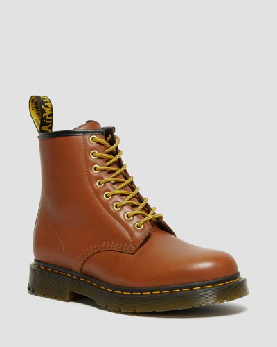Dr. Martens' 1460 Dm's Wintergrip Leather Lace Up Boots In Fawn