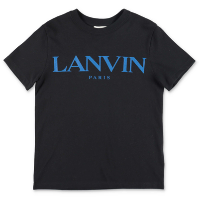 Lanvin Kids T-shirt For Boys In Black