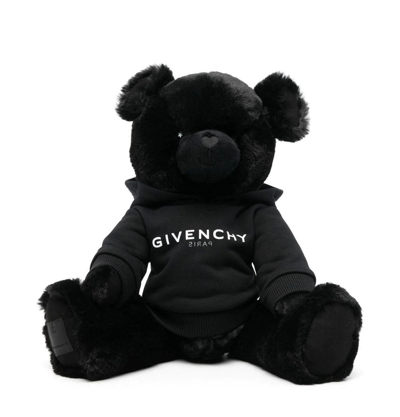 Givenchy Kids' Black Faux Fur  Teddy Bear