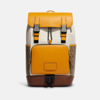 Coach Outlet Track Backpack In Colorblock Signature Canvas In Multi