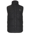 Canada Goose Garson Vest Wool Atlantic Navy In Carbon Melange