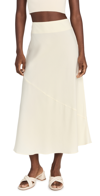 Apiece Apart Ami Slip Skirt In Cream
