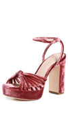 Loeffler Randall Women's Rivka Knot Platform Sandal In Tea Rose In Pink