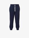 Polo Ralph Lauren Polo Pony Cotton-blend Track Trousers In Cruise Navy