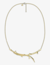 SHAUN LEANE SHAUN LEANE WOMEN'S YELLOW GOLD VERMEIL ROSE THORN GOLD-TONE STERLING SILVER NECKLACE,55683846