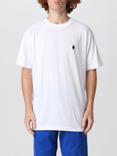 Marcelo Burlon County Of Milan T-shirt Marcelo Burlon Men In White-black