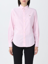 Polo Ralph Lauren Oxford Cotton Shirt In Purple