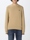 Fred Perry Sweatshirt  Men In Camel