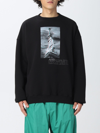 Autry Graphic-print Cotton Sweatshirt In Black