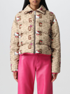 Gcds Brown Hello Kitty Edition Monogram Down Jacket In Brown