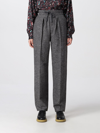 Isabel Marant Étoile Miroki Drawstring Tapered Trousers In Grey