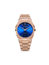 D1 Milano Watch Ultra Thin Bracelet 34 Mm In Blau