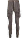RICK OWENS DRAWSTRING-WAIST TAPERED TROUSERS