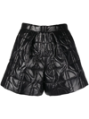 Patou Jp Quilted Shorts In Schwarz