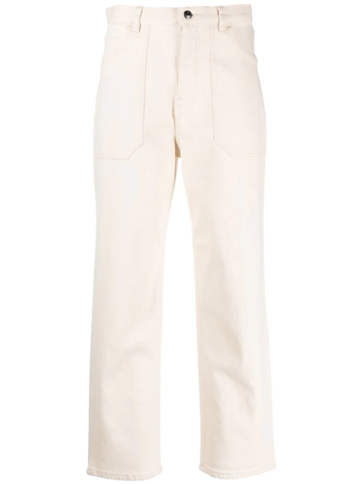 Woolrich Bull Denim Jeans In Nude