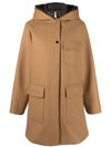 WOOLRICH MANTECO LAYERED WOOL COAT