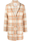 Woolrich Embroidered Wool Blend Oversize Jacket In Nude