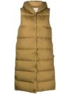 Woolrich Quilted Padded Gilet In Grün