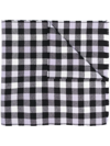 Woolrich Buffalo Gingham-print Scarf In Violett