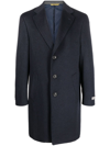 CANALI SINGLE-BREASTED CASHMERE COAT
