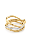 MONICA VINADER RIVA DIAMOND PRE-STACKED RING