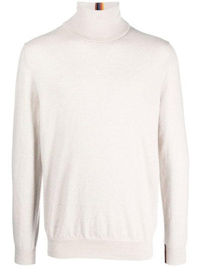 Paul Smith Sweaters White In Beige