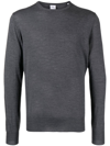 Aspesi Melange-effect Wool Sweater In Grey