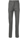 ASPESI TAILORED TAPERED WOOL-BLEND TROUSERS