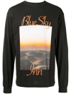 BLUE SKY INN PHOTOGRAPH-PRINT COTTON LONG-SLEEVE T-SHIRT