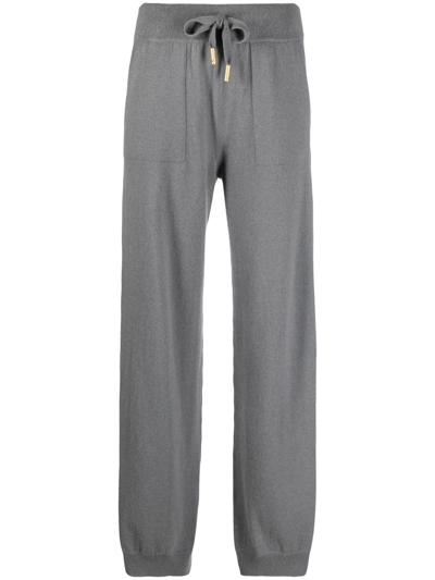 Lorena Antoniazzi Drawstring Straight-leg Trousers In Grau
